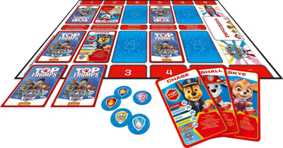 Lojë letra Winning Moves Top Trumps Paw Patrol Battle Mat, për fëmijë