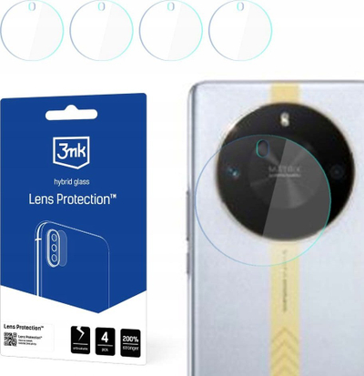Mbrojtës lente 3MK Lens Protect për Honor X50 GT, xham hibrid, set 4 copë, transparent