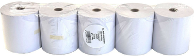 Rola termike G&amp;G, 80mm x 80m, paketim 5 copë, BPA free, të bardha