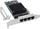 Kartë rrjeti InLine Quad Gigabit, 4x RJ45 1Gb/s, PCIe x4