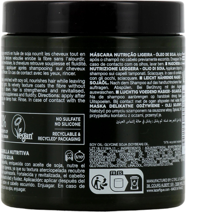 Maskë flokësh Lazartigue Nourish Light, 250 ml, për flokë të thatë, e bardhë