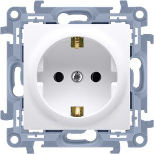 Prizë elektrike Kontakt-Simon 16A, e bardhë