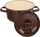 Kapak tenxhere Orion, çelik i emajluar, 14 cm, kafe