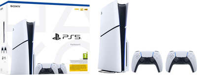 Konzolë Sony PlayStation 5 Slim Blu-Ray, 1TB SSD + kontroller Dualsense