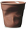 Filxhan porcelani Revol Froisses Burnt Earth, 80ml, kafe e errët