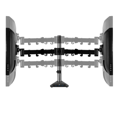 Krah montimi për dy monitorë Arctic Z2 Pro, 34", VESA 75/100, 15 kg, USB 3.0, i zi