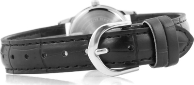 Orë dore Casio LTP-V002L-1A, për femra, analog, e zezë