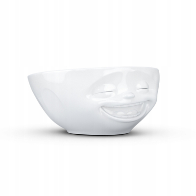 Tas qeramik Fiftyeight Tassen Laughing, 350 ml, i bardhë