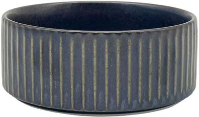 Tas porcelani Verlo Plisse Bowl, 350 ml, 120 mm, gri grafit