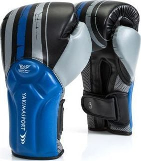 Doreza boksi Yakimasport TURTLE, 12 oz, për stërvitje, blu e zezë