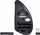 Maus Perixx Perimice-713L, për majtakë, wireless, USB, i zi