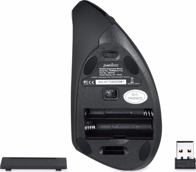 Maus Perixx Perimice-713L, për majtakë, wireless, USB, i zi