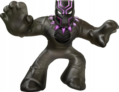 Figurë lodër Heroes of Goo Jit Zu Marvel Black Panther, Goo Shifters, Vibranium Energy Blast, elastike