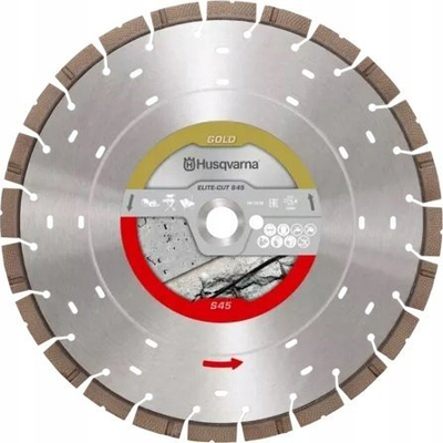 Disk diamanti Husqvarna TC S50+, 400mm, për beton edhe tulla, ngjyrë argjendtë