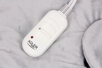Ngrohëse elektrike për këmbë Adler AD 7403, 80W, e hirtë