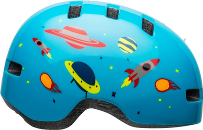 Helmë biçiklete për fëmijë Bell Lil Ripper, madhësia S 48–55 cm, e kuqe me shkëlqim