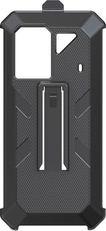 Mbulesë telefoni UleFone Power Armor 18T 18 19 19T, polikarbonat, me karabinë dhe rrip, e zezë
