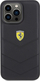 Mbulesë telefoni Ferrari Quilted Metal Logo, për iPhone 15 Pro Max 6.7", plastike, e zezë