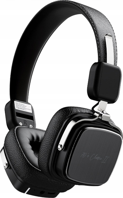 Безжични слушалки Proove 70's Classic II, Bluetooth, над уво, црни