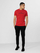 Bluzë T-shirt për burra 4F H4Z22 TSM354, 100% pambuk, me mëngë të shkurtra, e kuqe