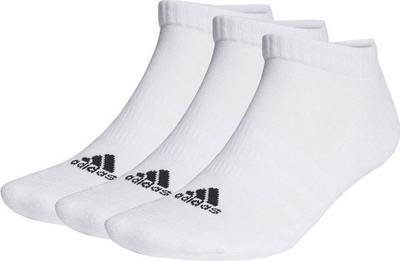 Çorape sportive Adidas Cushioned Low-Cut HT3434, set me 3 palë, të bardha