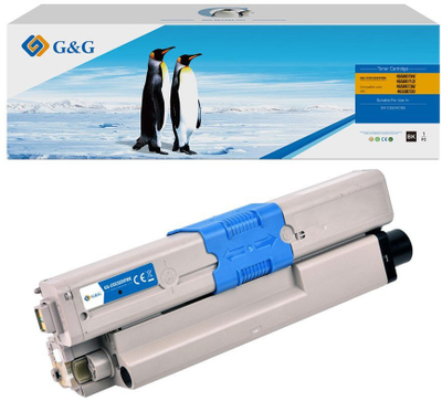 Toner G&amp;G për OKI 46508704 46508712 46508736 46508720, 3500 faqe, i zi
