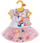 Облека за кукла Baby Born Unicorn Dress, за кукли 43 cm, со туту и закачалка, шарена
