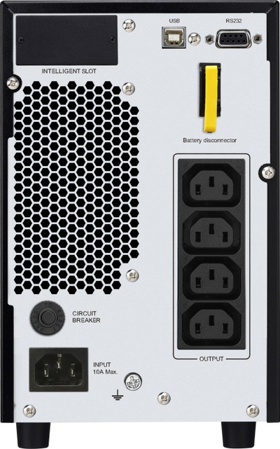 UPS APC Smart-UPS RV, 1.6kW 2kVA, online me dy konvertime, i zi