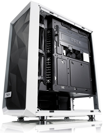 Kasë kompjuteri Fractal Design Meshify C, me xham, e bardhë