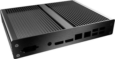 Kuti kompjuterike Akasa Thin Mini STX Laplace ST V2, për Fujitsu D3544 S, alumini, e zezë