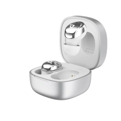 Dëgjuse wireless Proove Charm TWS, touch-control, me aplikacion, Silver