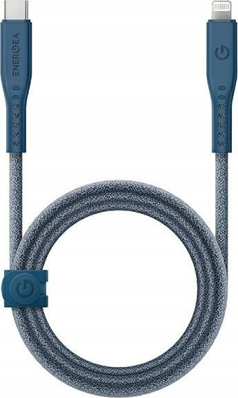 Kabllo karikimi Energea Flow, USB C në Lightning, 1.5m, 60W, blu