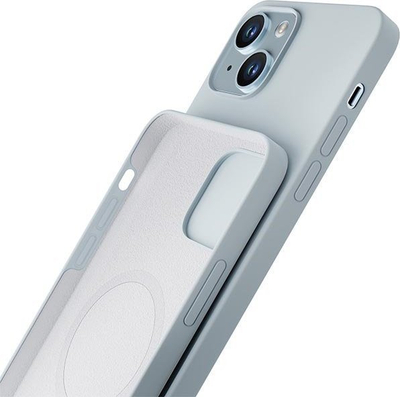 Mbulesë telefoni 3MK Hardy Case, për iPhone 14 Plus 6.7", MagSafe, blu e çelët