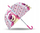 Çadër për kalamaj Kids Licensing Bambine Lotso Umbrella, e lehtë, me shumë ngjyra