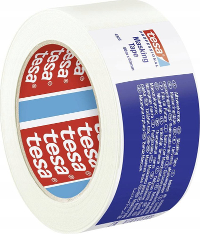 Маскирна леплива лента Tesa Standard 04325, 50 mm x 50 m, беж