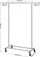 Varëse rrobash MobilRack Clothes Rack, me rrota, me dy shufra, e zezë