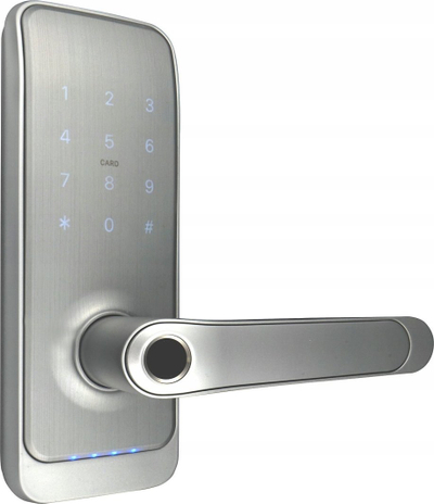 Kllapë dere smart Eura ELH-01H4, tastierë me prekje, Bluetooth, argjend