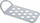 Pllakë sigurie për zinxhir qeni, 12–26 cm, metal