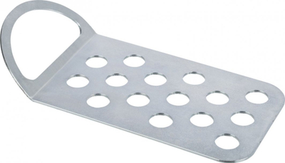 Pllakë sigurie për zinxhir qeni, 12–26 cm, metal