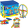 Set blloqe ndërtuese Construction Blocks Tile Large, 320 copë, shumëngjyrëshe
