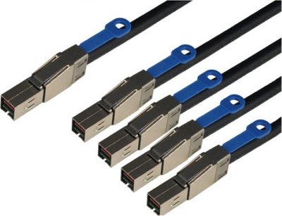 Kabllo Overland Tandberg O-T, Mini-SAS HD SFF-8644, 2m, e zezë
