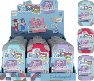 Set mjeku Mega Creative MC DISP12/192, valixhe, 3+