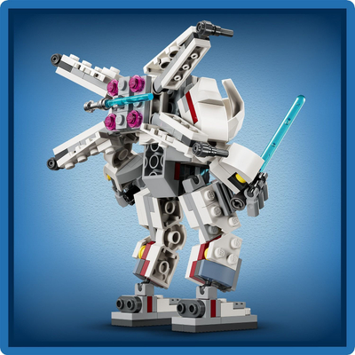 Set LEGO Luke Skywalker X Wing Mech, lodër ndërtuese, për Star Wars