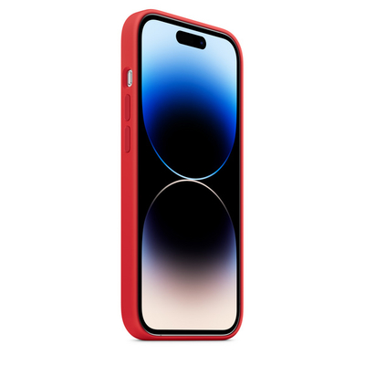 Apple iPhone 14 Pro Silicone Case me MagSafe, (PRODUCT)RED