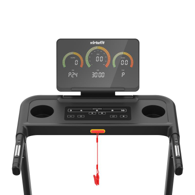 Tapet vrapimi VirtuFit TR-75i, konsolë dixhitale, palosës, i zi