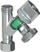 Valvul këndore Arco Conekta 3/8"x3/8"x3/4" (280010), për lavatriçe, metalike, argjend
