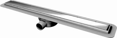 Trap linear dushi Kessel Linearis Compact 650mm, DN50, çelik inox, ngjyrë argjendtë
