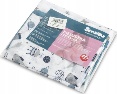 Pelenë muslin për bebe SPIT UP, set 4 copë, 35x35 cm, rozë dhe blu