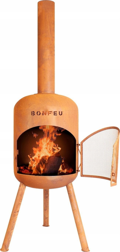 Oxhak kopshti Bonfeu Bonbono 4501R, çelik Corten, pamje rusty, kafe