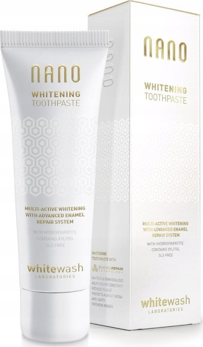 Pastë dhëmbësh WhiteWash Nano Whitening, zbardhuese, 75ml